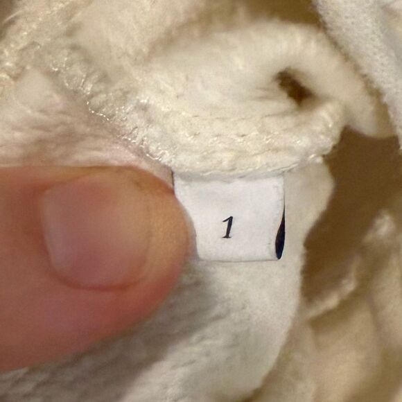 Sandro Lowin Appliqued Embroidered Cotton-Fleece Hoodie in Neutrals | Small - Picture 9 of 12